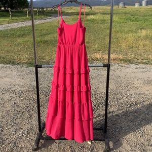 Pink Maxi Dress Sz Medium